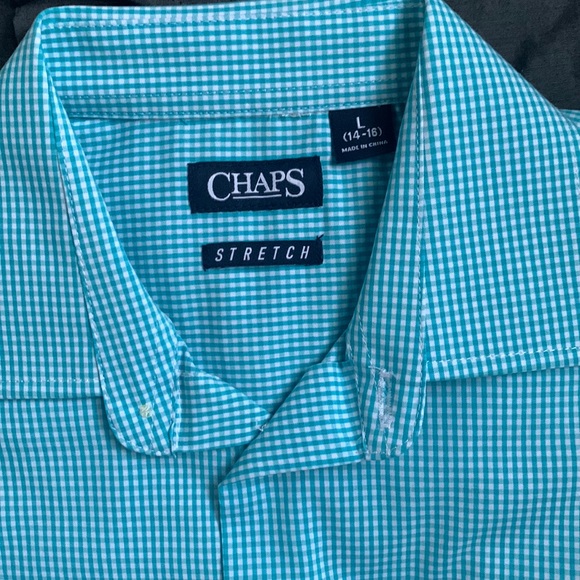 2 Chaps long sleeve dress shirts (Boys 14-16) - Picture 3 of 4